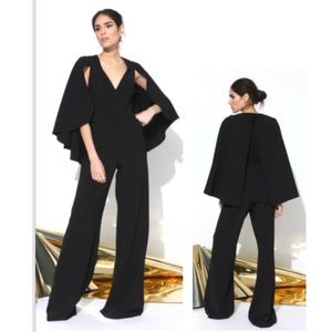 Jay Godfrey Milan cape jumpsuit NWT